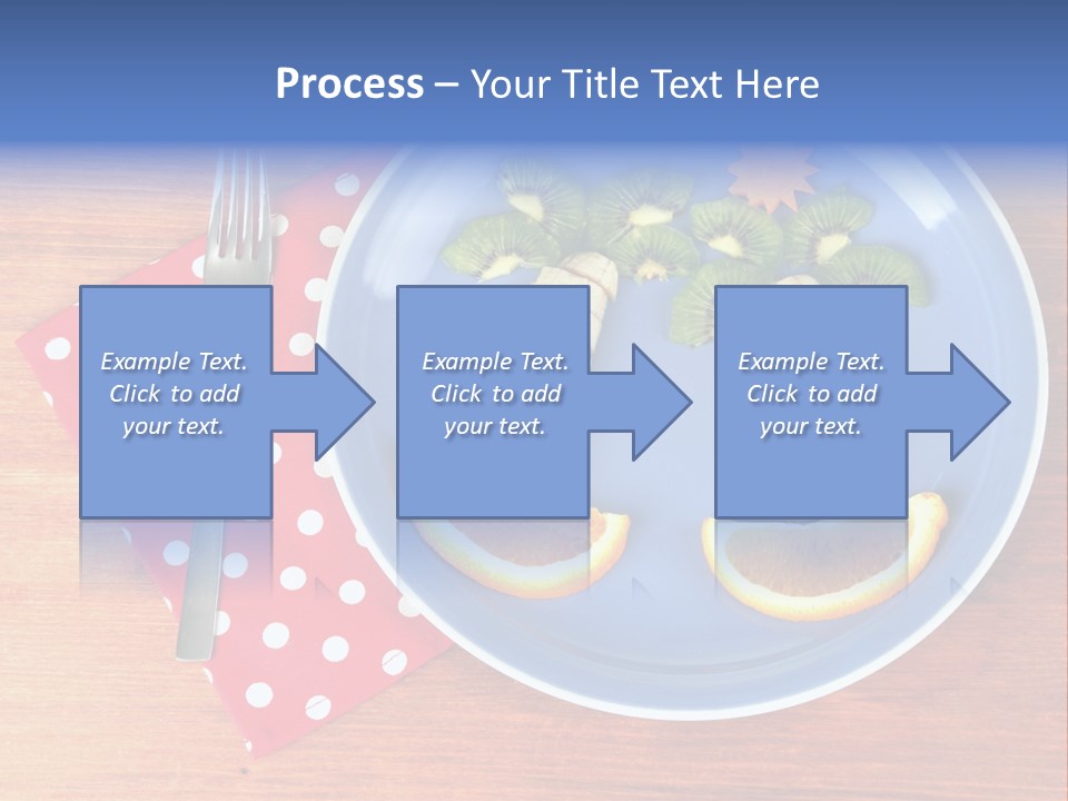 Kiwi Fork Lunch PowerPoint Template
