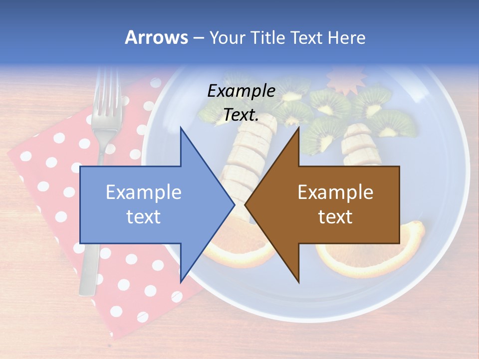 Kiwi Fork Lunch PowerPoint Template