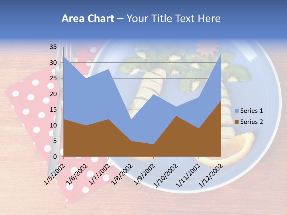Kiwi Fork Lunch PowerPoint Template