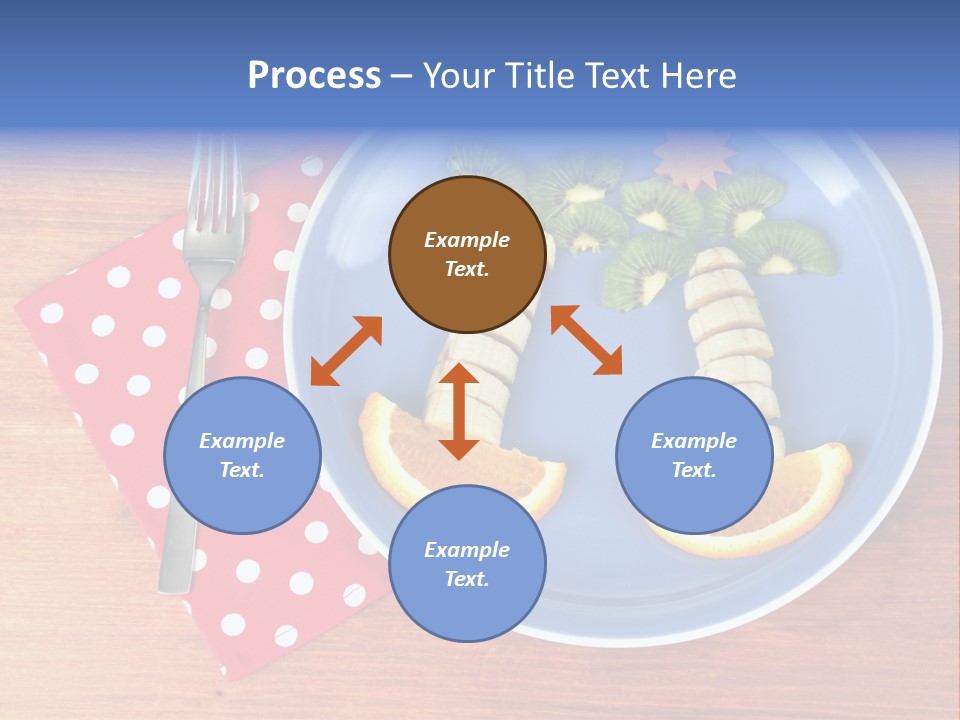 Kiwi Fork Lunch PowerPoint Template