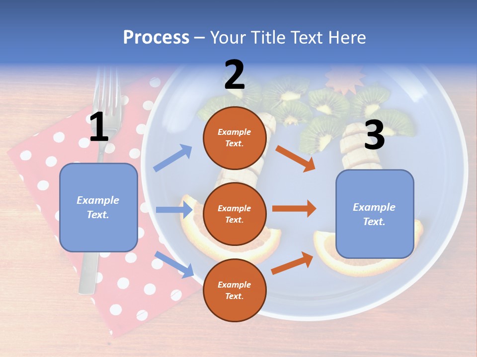 Kiwi Fork Lunch PowerPoint Template