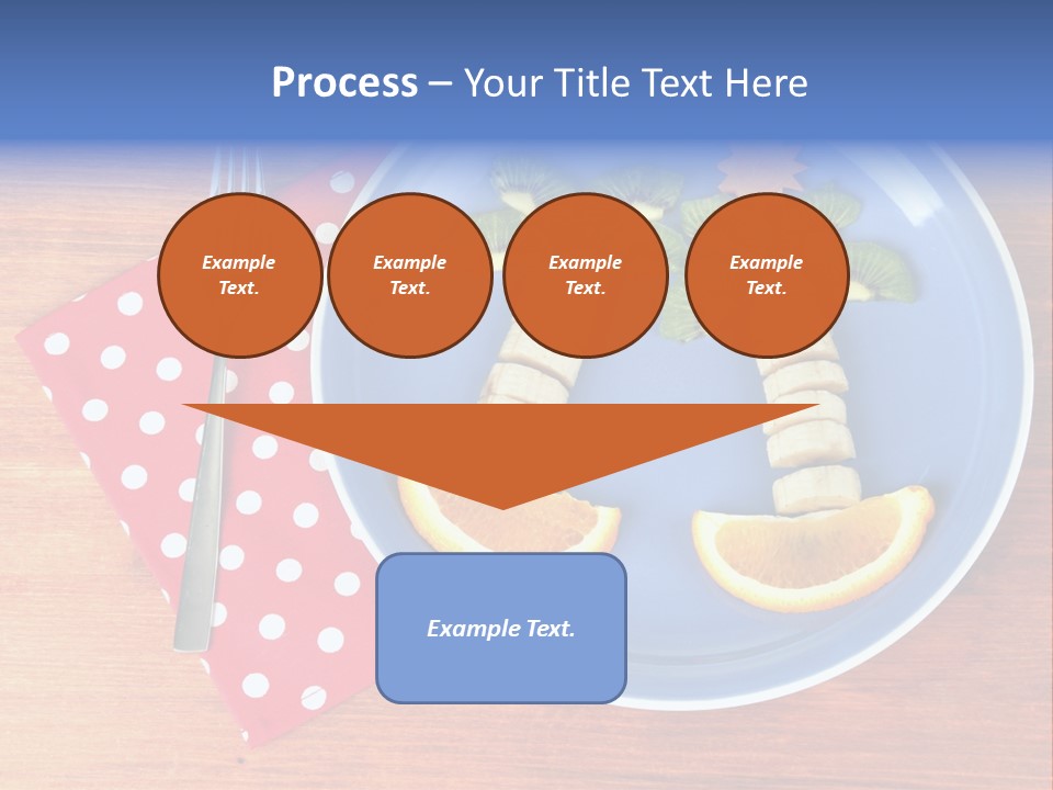 Kiwi Fork Lunch PowerPoint Template