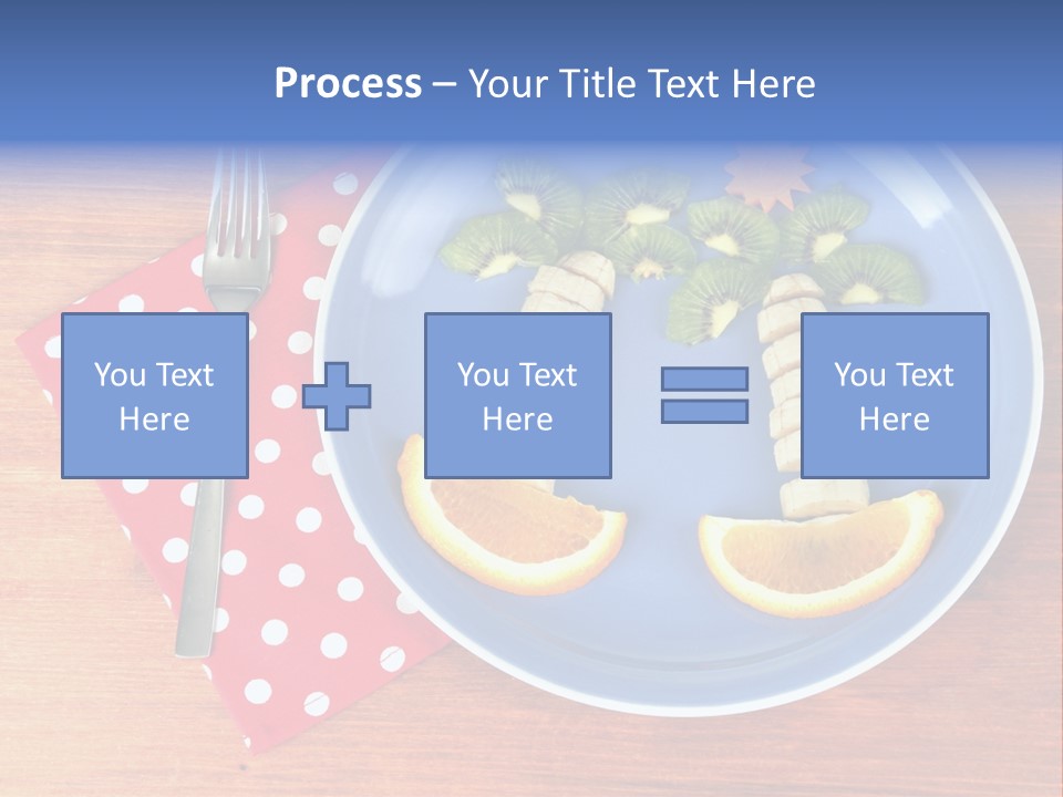 Kiwi Fork Lunch PowerPoint Template