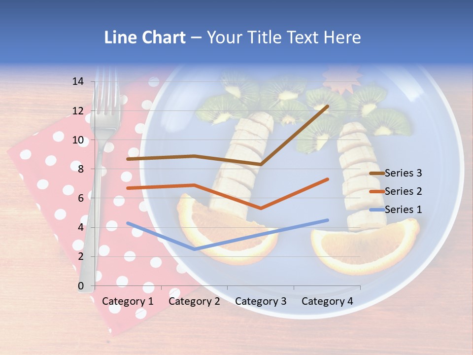 Kiwi Fork Lunch PowerPoint Template