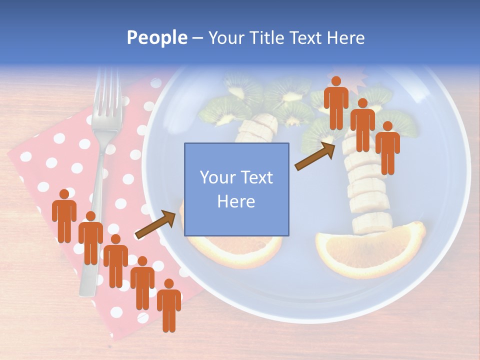Kiwi Fork Lunch PowerPoint Template