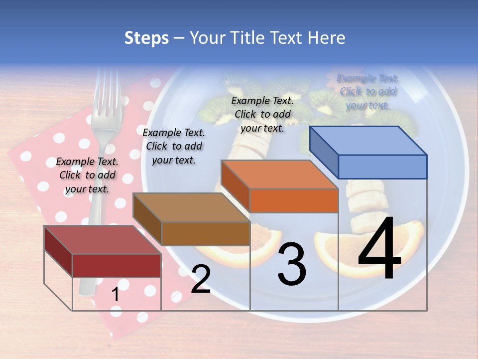 Kiwi Fork Lunch PowerPoint Template