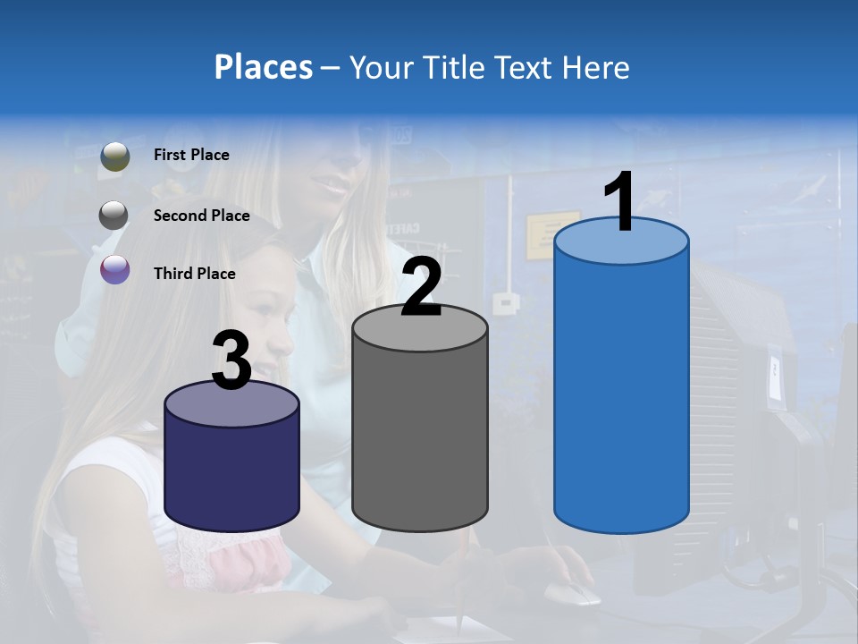 Teaching Desk Casual PowerPoint Template