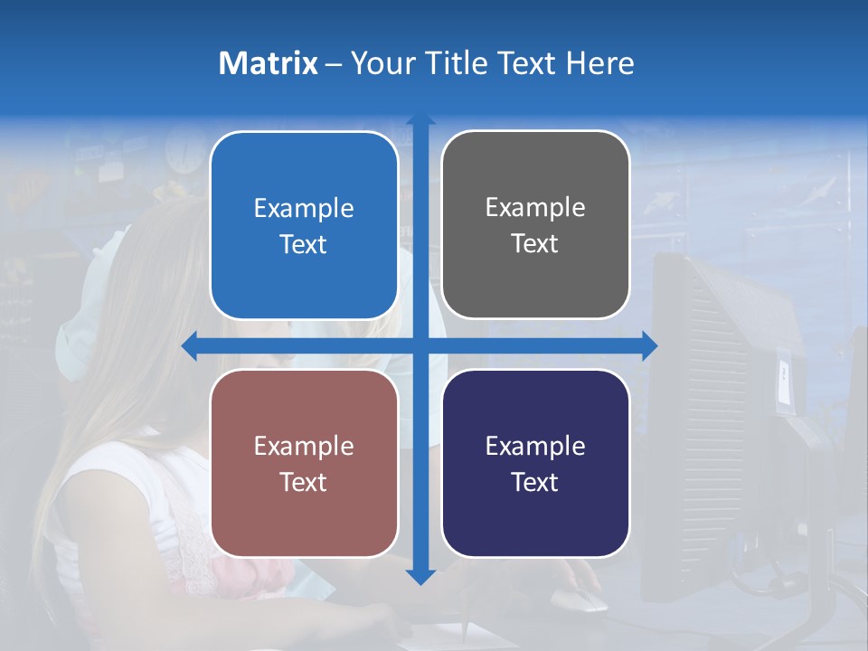Teaching Desk Casual PowerPoint Template