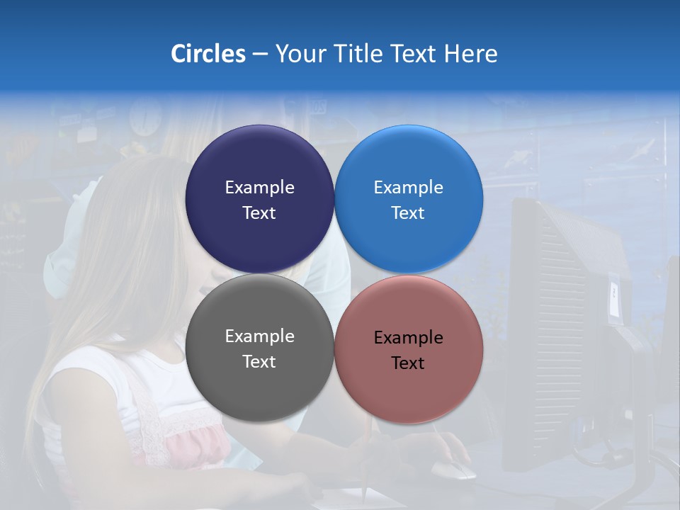 Teaching Desk Casual PowerPoint Template