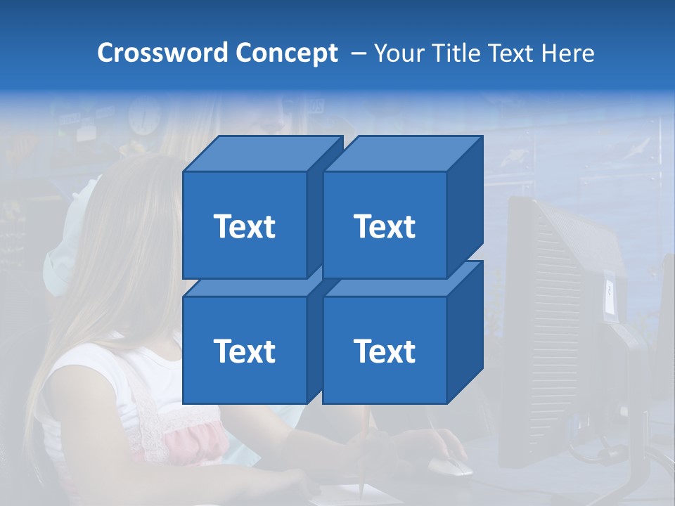 Teaching Desk Casual PowerPoint Template