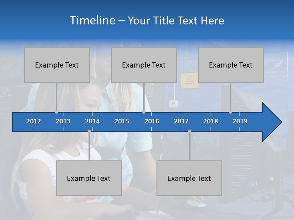 Teaching Desk Casual PowerPoint Template