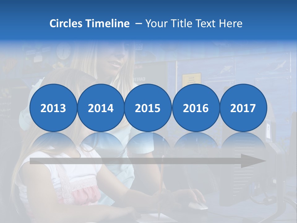 Teaching Desk Casual PowerPoint Template