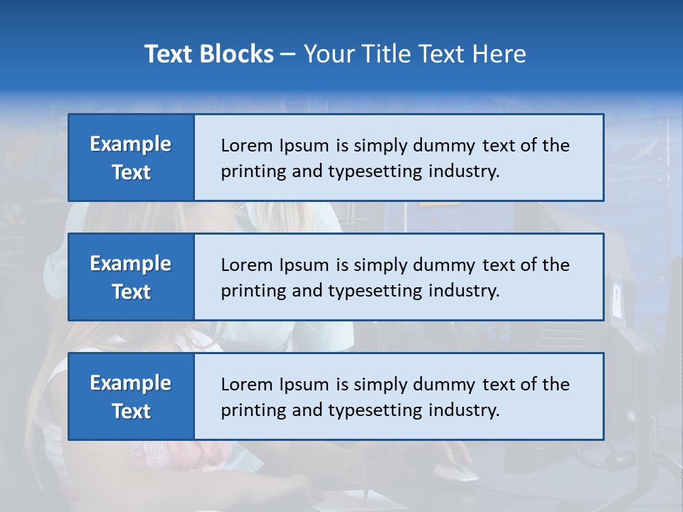 Teaching Desk Casual PowerPoint Template