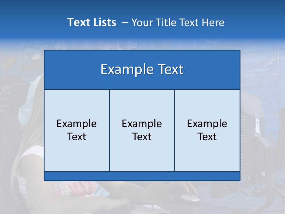 Teaching Desk Casual PowerPoint Template