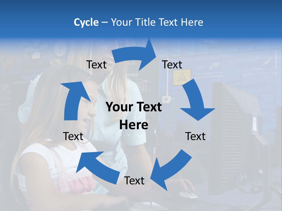 Teaching Desk Casual PowerPoint Template