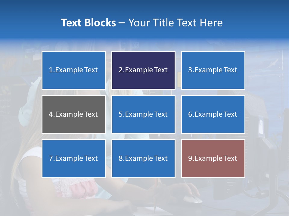 Teaching Desk Casual PowerPoint Template