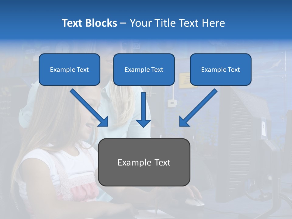 Teaching Desk Casual PowerPoint Template