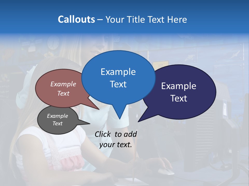 Teaching Desk Casual PowerPoint Template