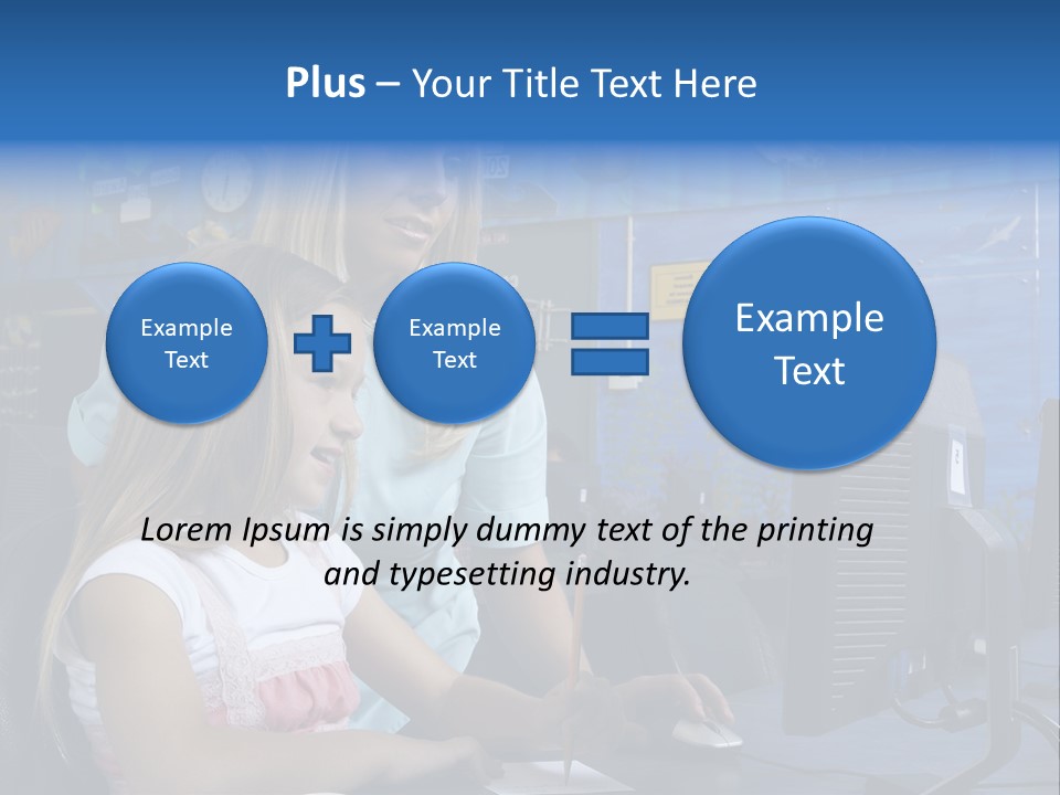 Teaching Desk Casual PowerPoint Template