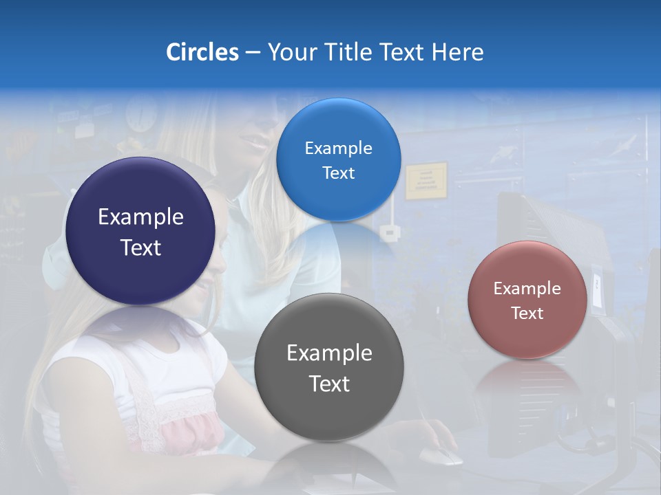 Teaching Desk Casual PowerPoint Template