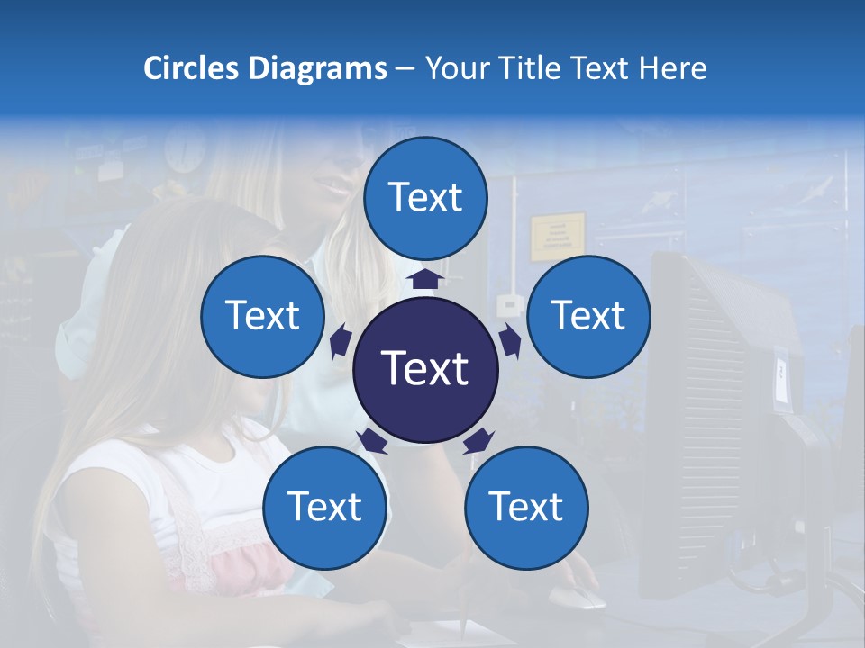 Teaching Desk Casual PowerPoint Template