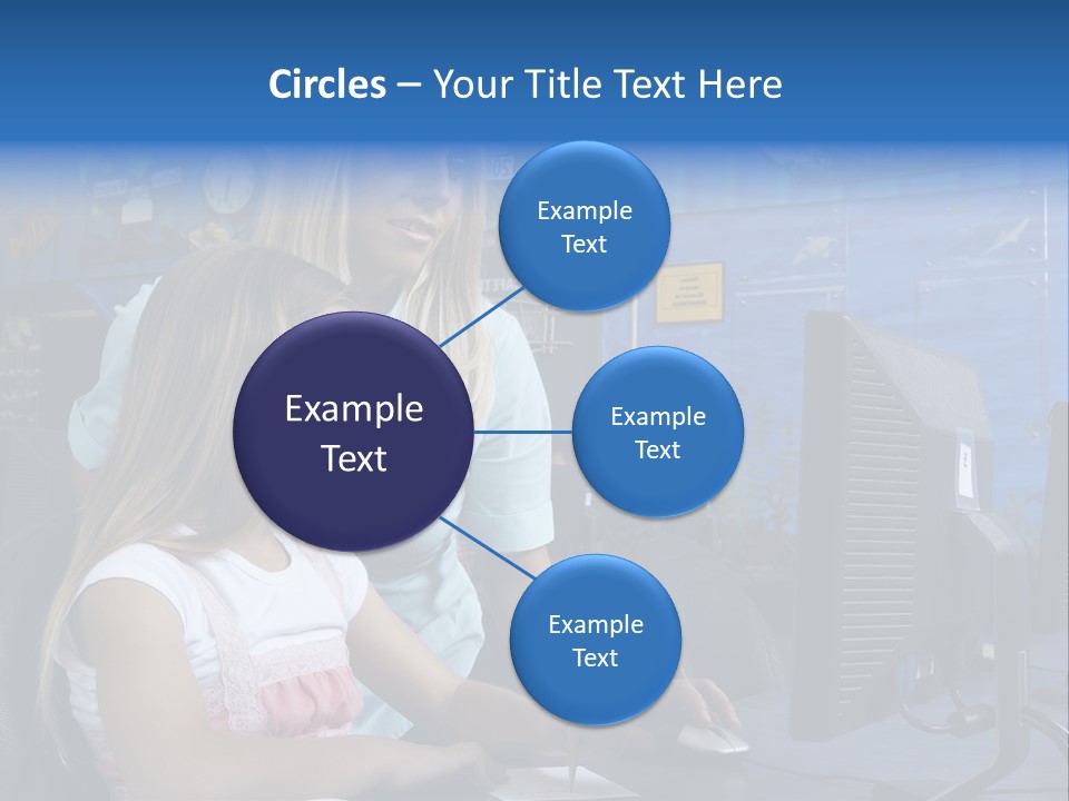 Teaching Desk Casual PowerPoint Template
