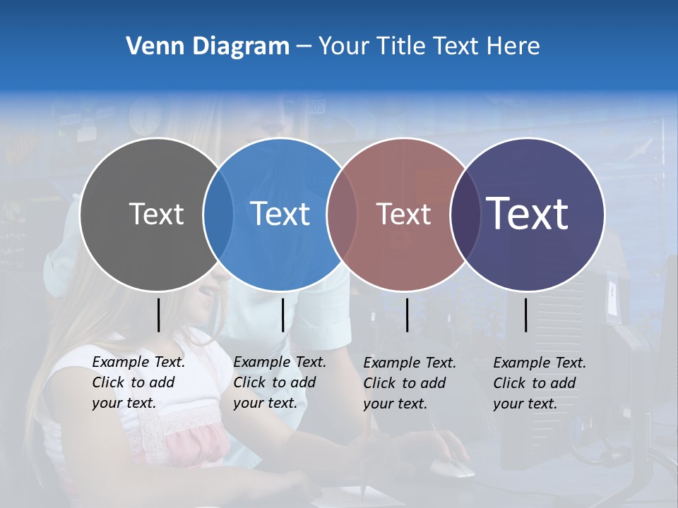 Teaching Desk Casual PowerPoint Template