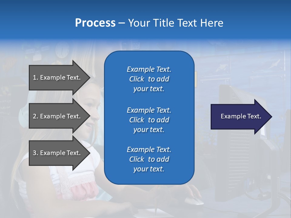 Teaching Desk Casual PowerPoint Template