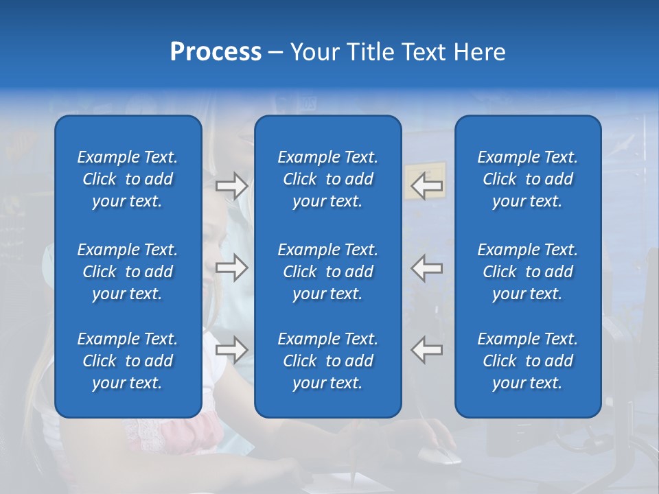 Teaching Desk Casual PowerPoint Template