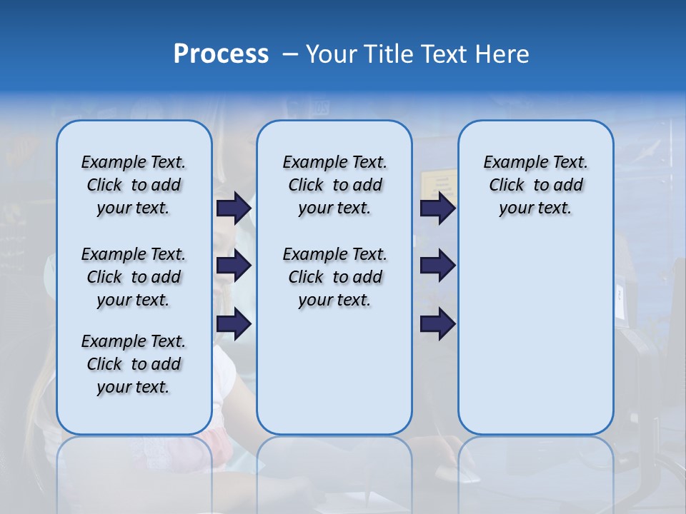 Teaching Desk Casual PowerPoint Template