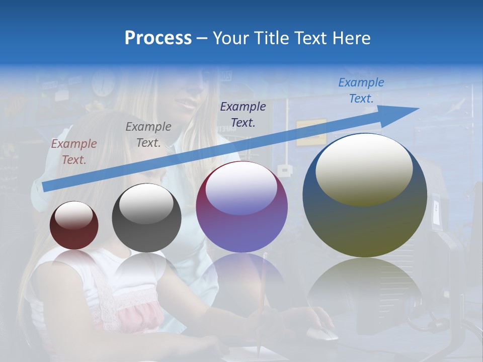 Teaching Desk Casual PowerPoint Template