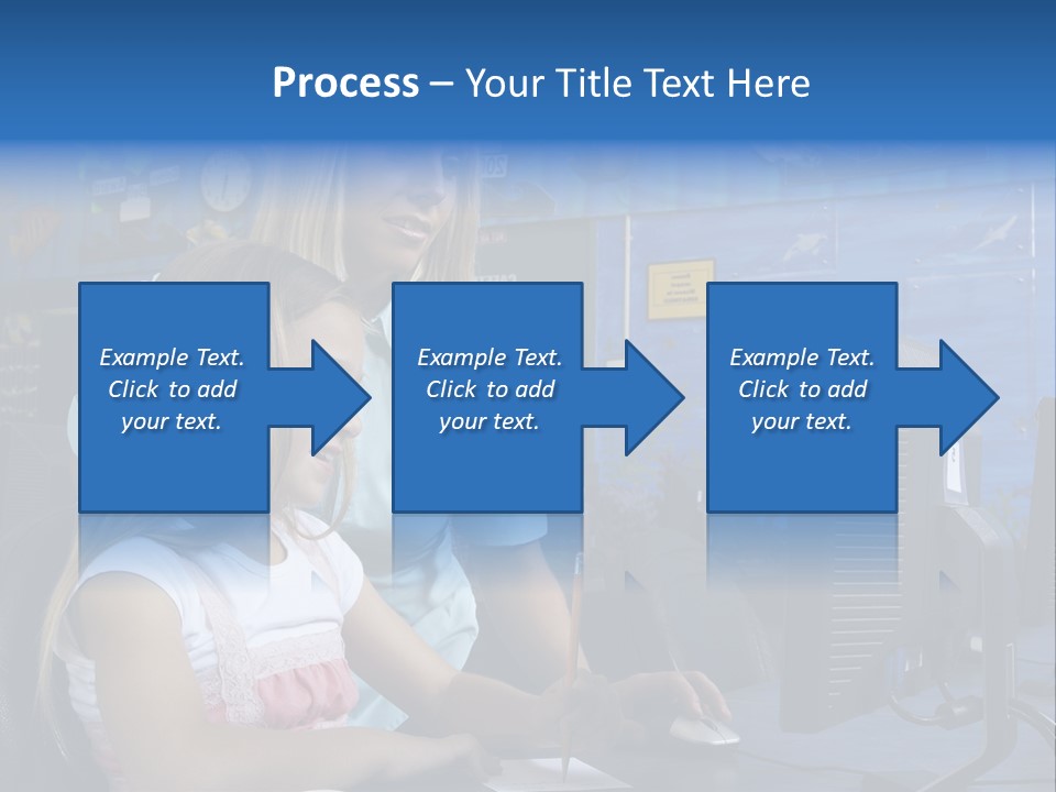 Teaching Desk Casual PowerPoint Template