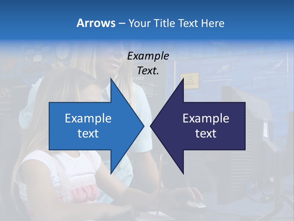 Teaching Desk Casual PowerPoint Template