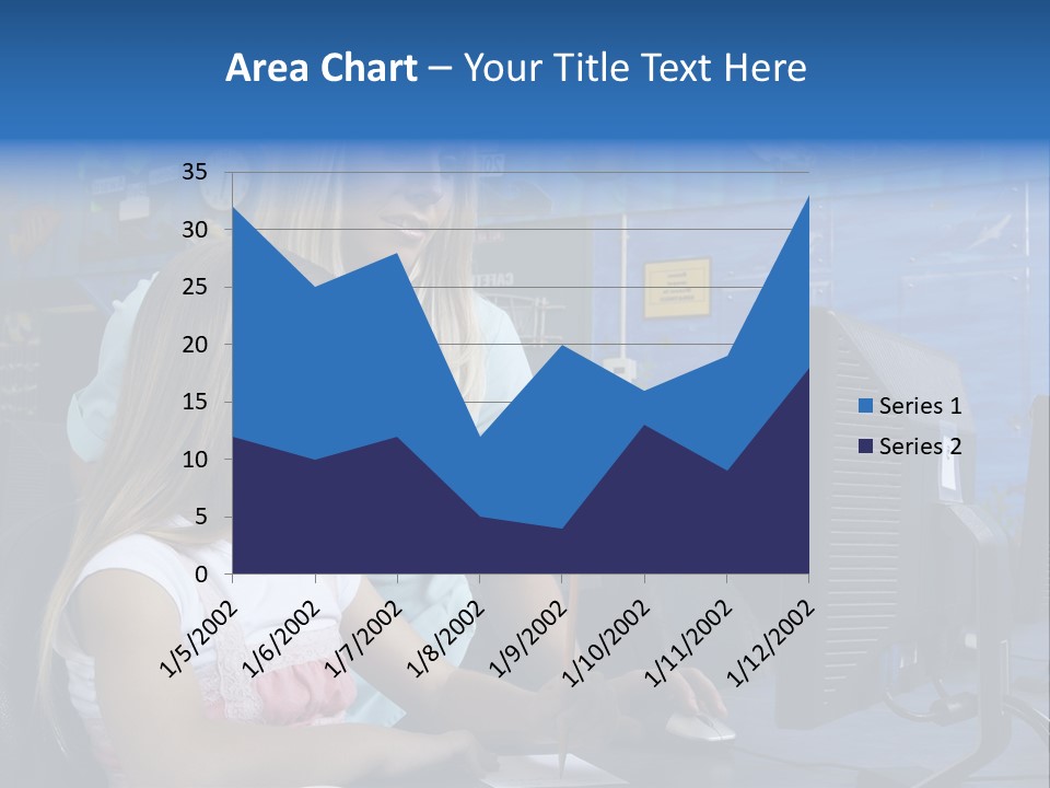 Teaching Desk Casual PowerPoint Template