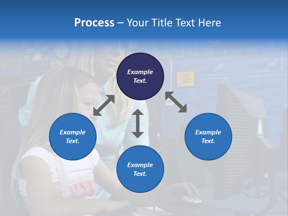 Teaching Desk Casual PowerPoint Template