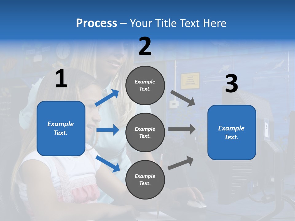 Teaching Desk Casual PowerPoint Template