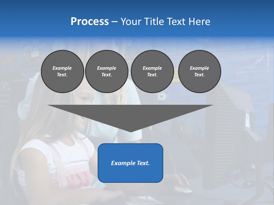Teaching Desk Casual PowerPoint Template