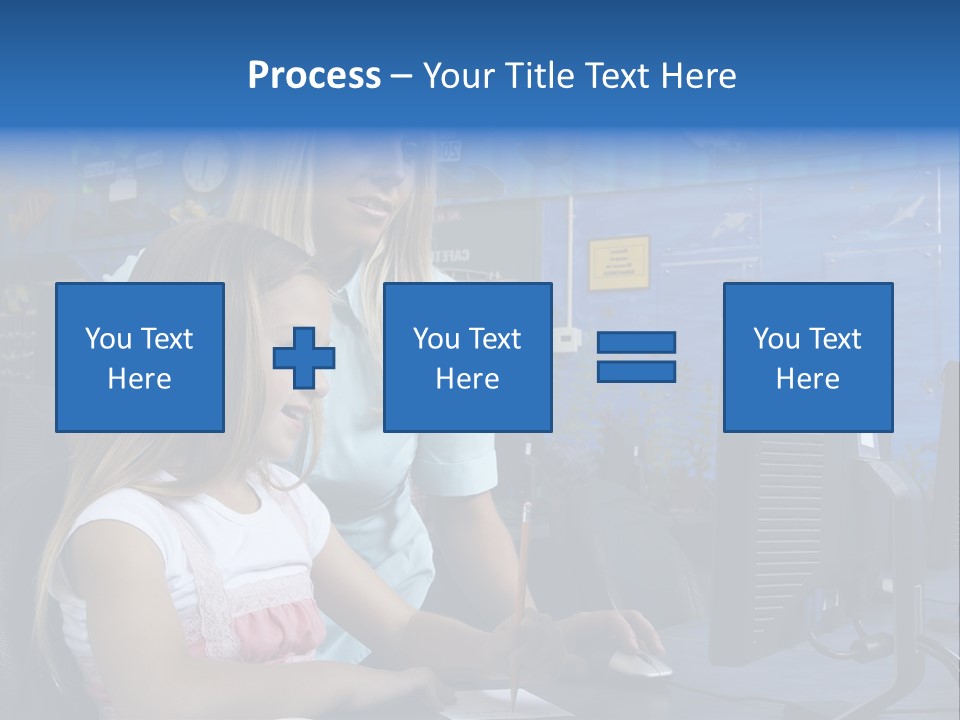 Teaching Desk Casual PowerPoint Template