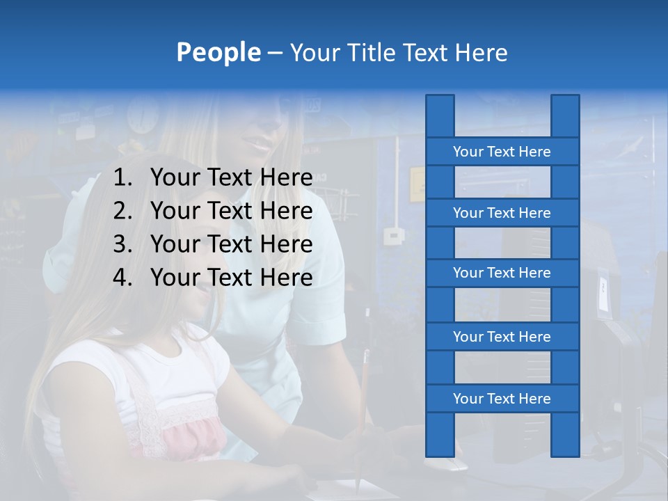 Teaching Desk Casual PowerPoint Template