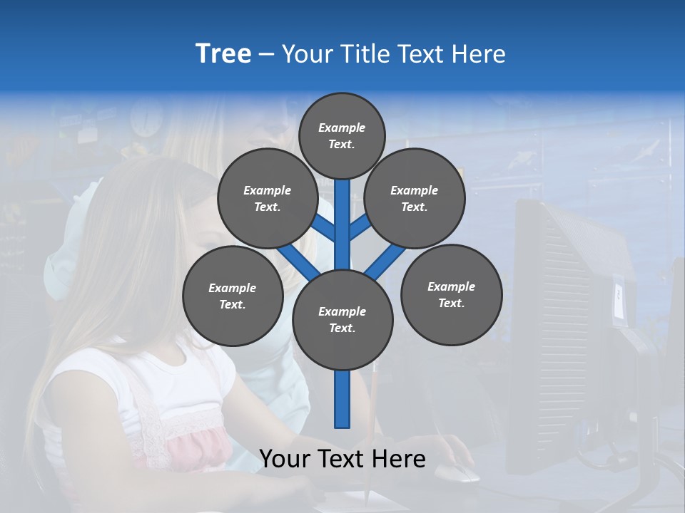 Teaching Desk Casual PowerPoint Template