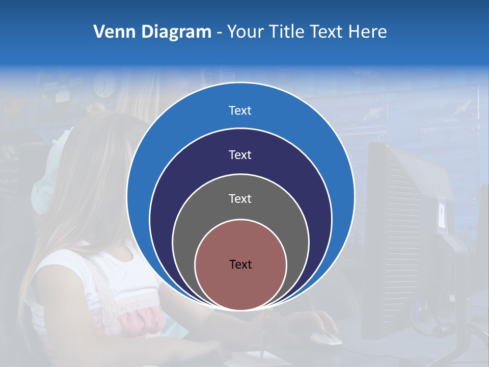 Teaching Desk Casual PowerPoint Template
