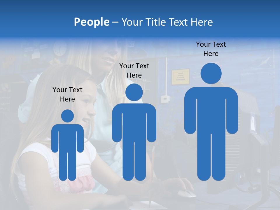 Teaching Desk Casual PowerPoint Template