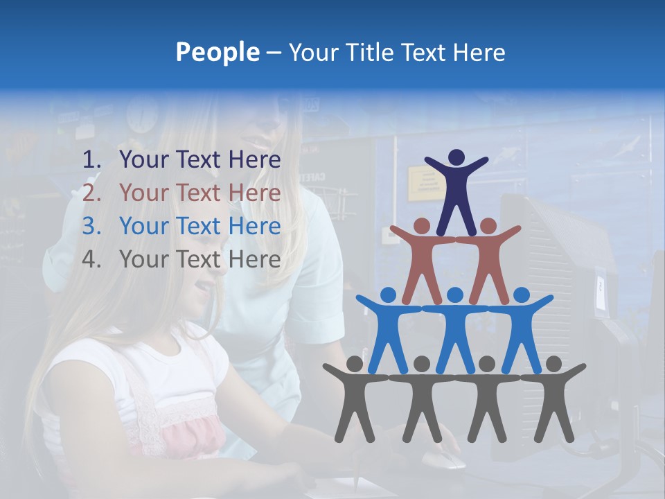 Teaching Desk Casual PowerPoint Template