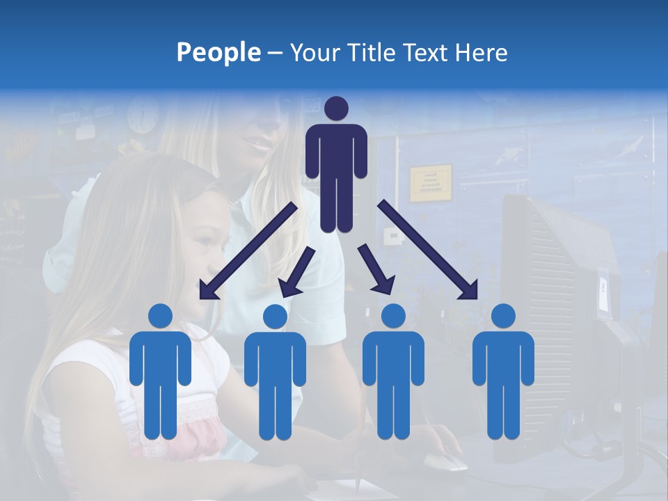 Teaching Desk Casual PowerPoint Template