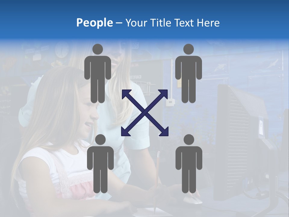 Teaching Desk Casual PowerPoint Template