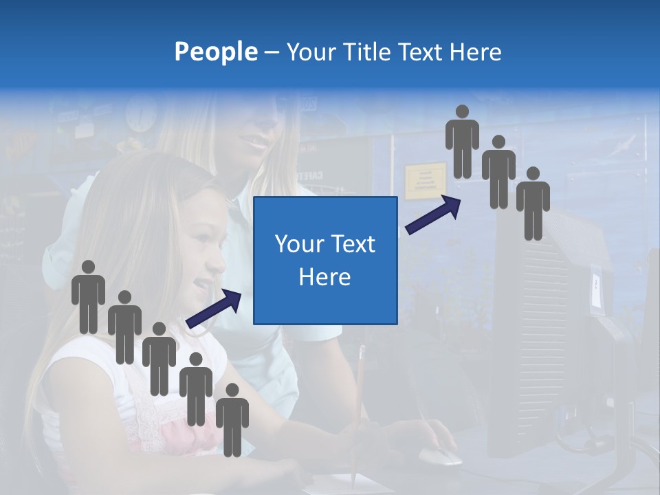 Teaching Desk Casual PowerPoint Template