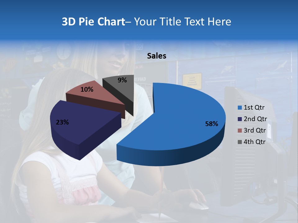 Teaching Desk Casual PowerPoint Template