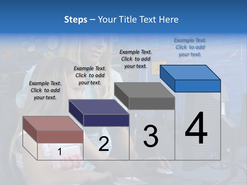 Teaching Desk Casual PowerPoint Template
