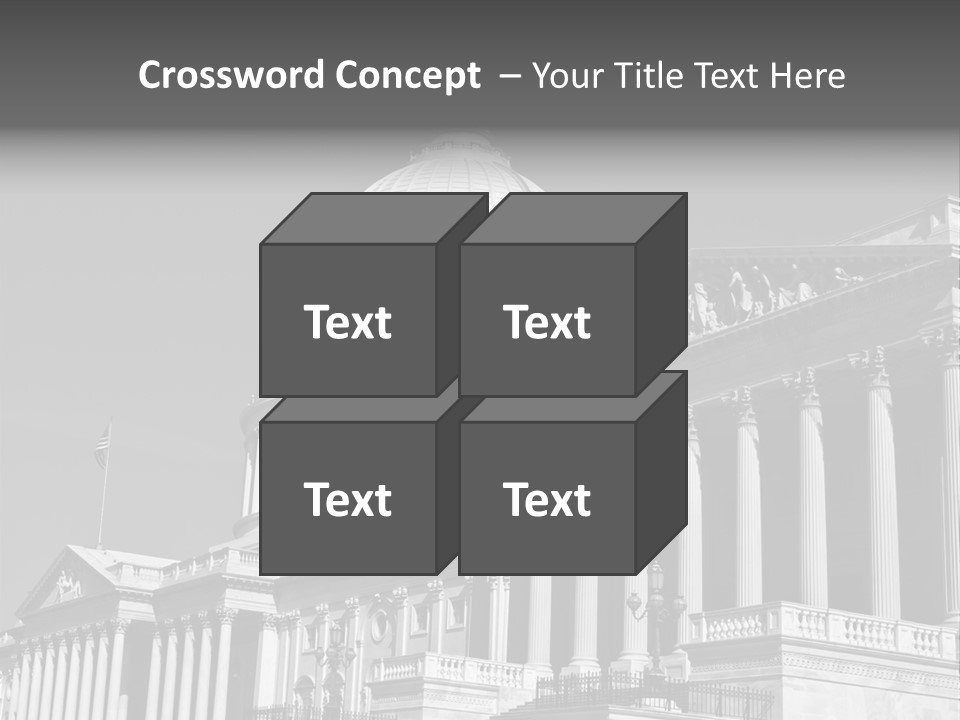 Washington Historic White PowerPoint Template