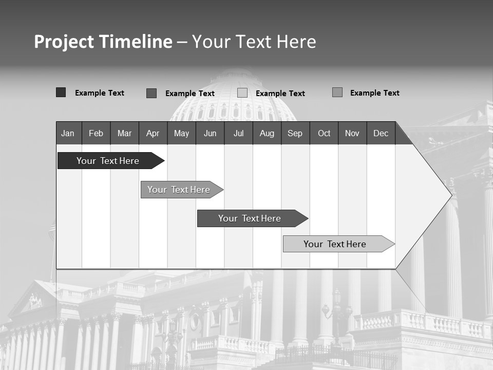 Washington Historic White PowerPoint Template